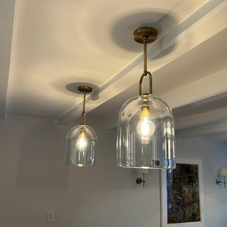 Botanist Cloche Crystal Pendant 5‘’/8“/10” - King Lamps