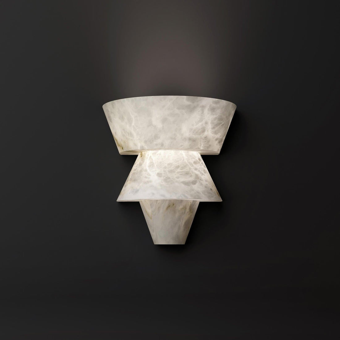 Koltin FLO Alabaster Wall Sconce 9", Wall Lamp For Bedroom, Living Room - King Lamps