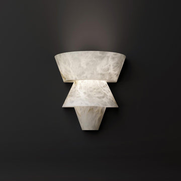 Koltin FLO Alabaster Wall Sconce 9", Wall Lamp For Bedroom, Living Room - King Lamps