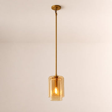 Lacore Amber Glass Pendant