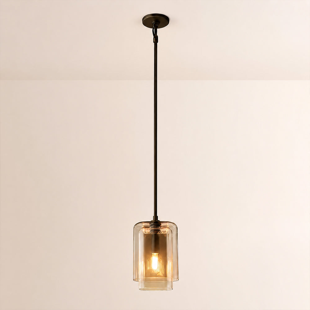 Lacore Amber Glass Pendant