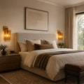 Lacore Amber Glass Sconce