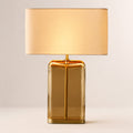 Lacore Amber Glass Table Lamp