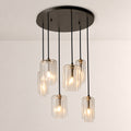 Lacore Clear Glass Cluster Chandelier