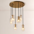 Lacore Clear Glass Cluster Chandelier