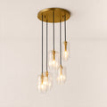 Lacore Clear Glass Cluster Chandelier