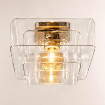 Lacore Clear Glass Flushmount