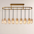 Lacore Clear Glass Linear Chandelier