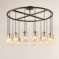Lacore Clear Glass Round Chandelier
