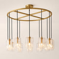 Lacore Clear Glass Round Chandelier