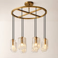 Lacore Clear Glass Round Chandelier