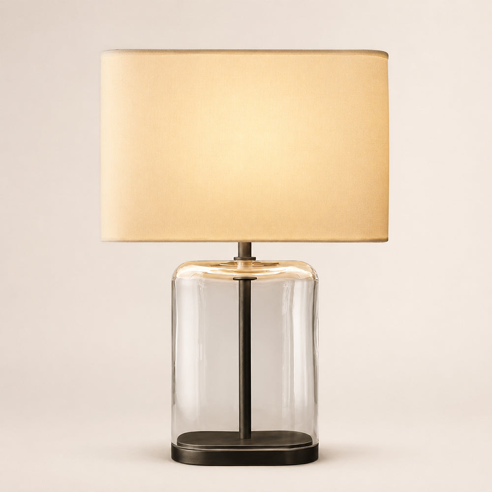 Lacore Clear Glass Table Lamp