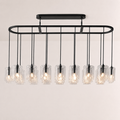 Lacore Clear Glass Linear Chandelier