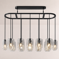 Lacore Clear Glass Linear Chandelier