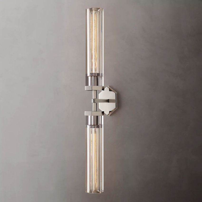 Lambert Hexagonal Double Sconce - King Lamps