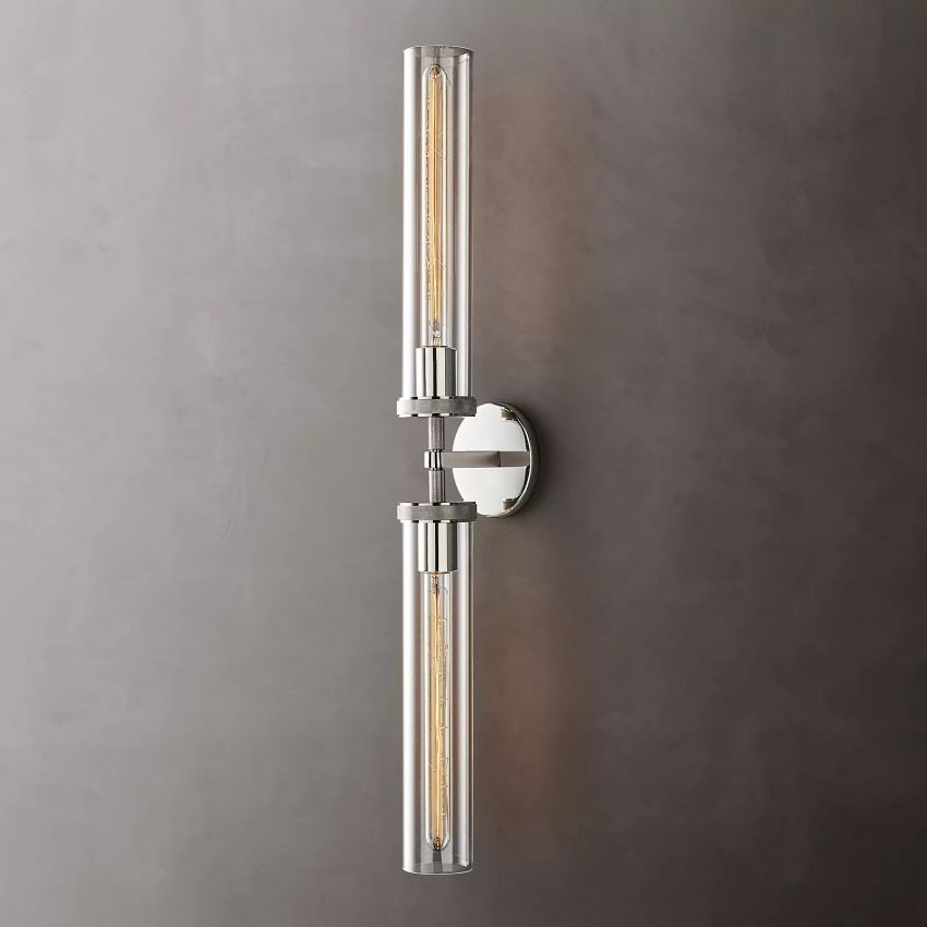 Lambert Knurled Double Sconce - King Lamps