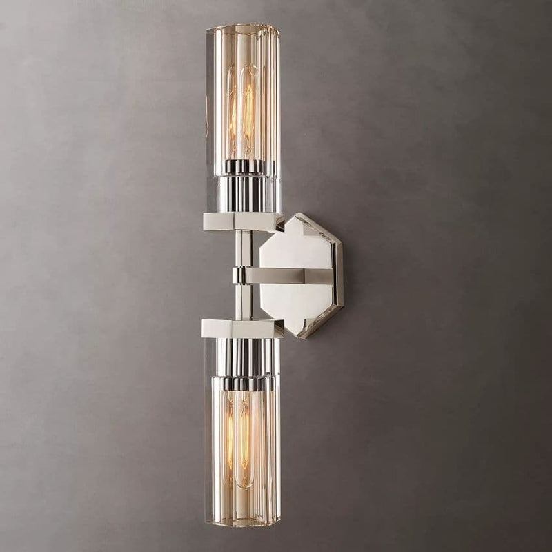 Lambert Hexagonal Double Sconce - King Lamps