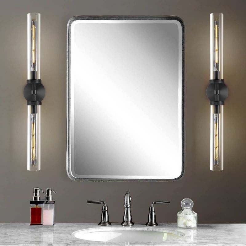Lambert Knurled Double Sconce - King Lamps