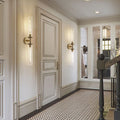 Lambert Knurled Double Sconce - King Lamps