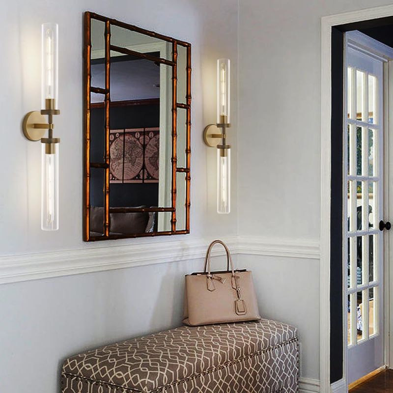 Lambert Knurled Double Sconce - King Lamps