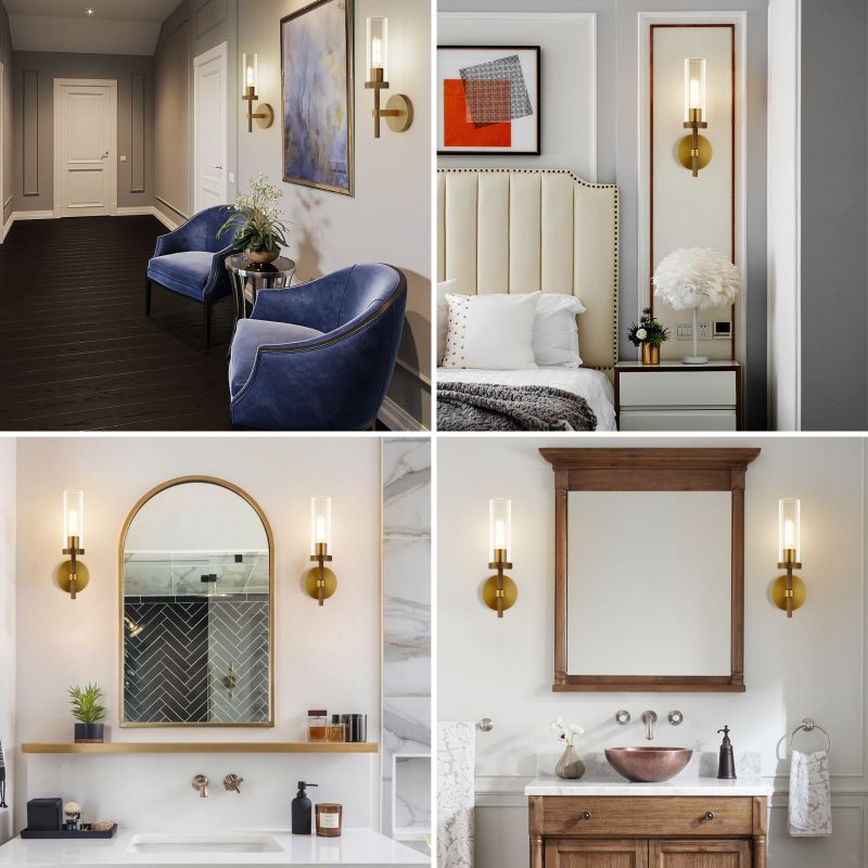 Lambert Knurled Single Sconce - King Lamps