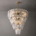 Lattice Multi-Layer Round Living Room Chandelier 47