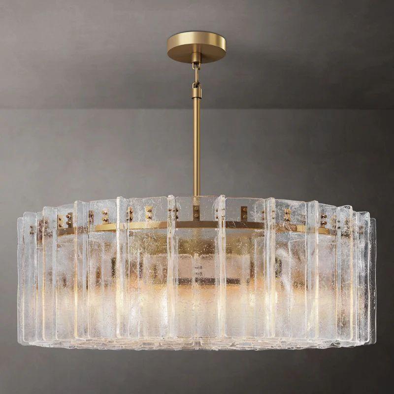 Lattice Round  Living Room Chandelier 48" - King Lamps