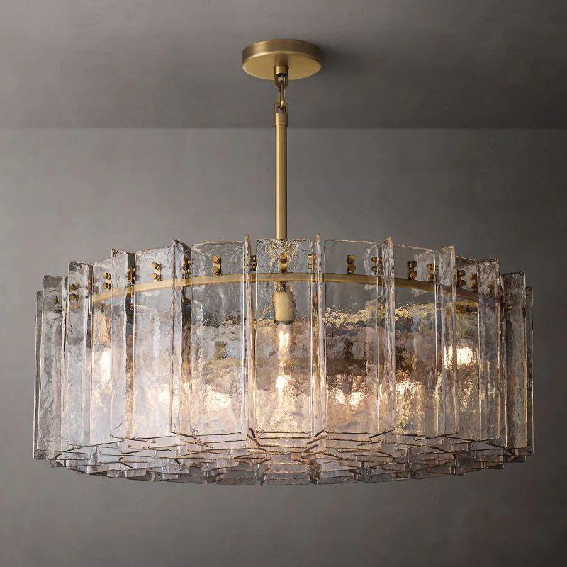 Lattice Round  Living Room Chandelier 48" - King Lamps