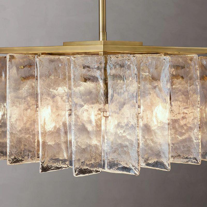 Lattice Square  Dining Room Chandelier 37" - King Lamps