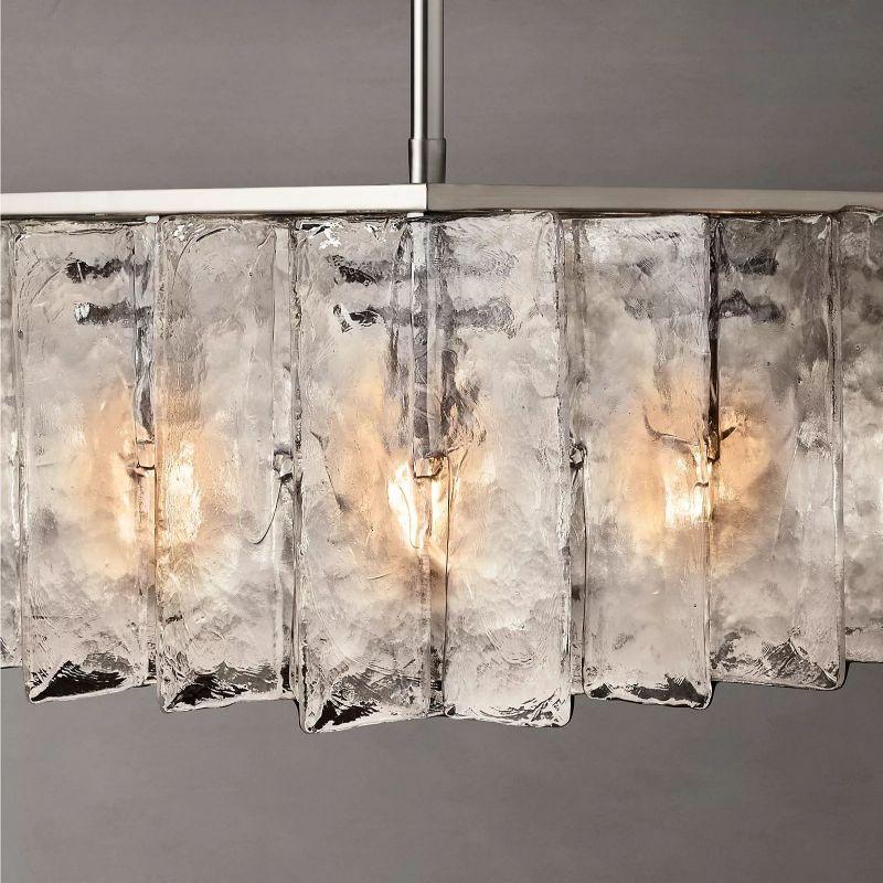 Lattice Square Dining Room Chandelier 60" - King Lamps