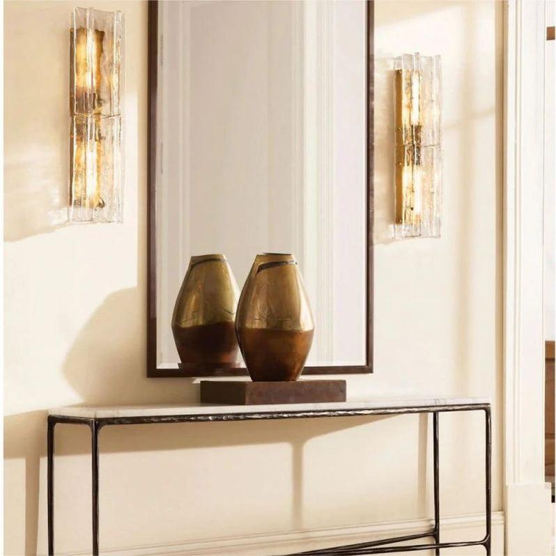 Lattice Crystal Sconce 30"H - King Lamps