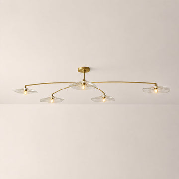 Lilia Clear Glass Flushmount