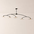 Lilia Clear Glass Linear Chandelier