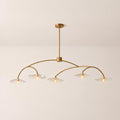 Lilia Clear Glass Linear Chandelier