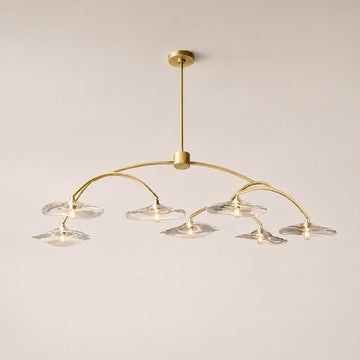 Lilia Clear Glass Round Chandelier