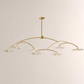 Lilia Clear Glass Round Chandelier