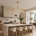 Lilia Clear Glass Round Chandelier