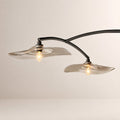 Lilia Smoke Glass Linear Chandelier