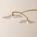Lilia Smoke Glass Linear Chandelier