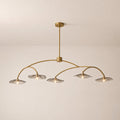Lilia Smoke Glass Linear Chandelier