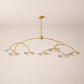 Lilia Smoke Glass Round Chandelier