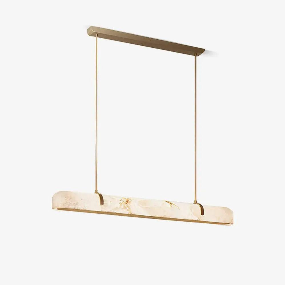 Modern Linear Alabaster Chandelier - King Lamps