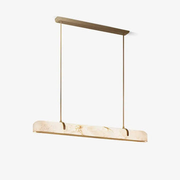 Modern Linear Alabaster Chandelier - King Lamps