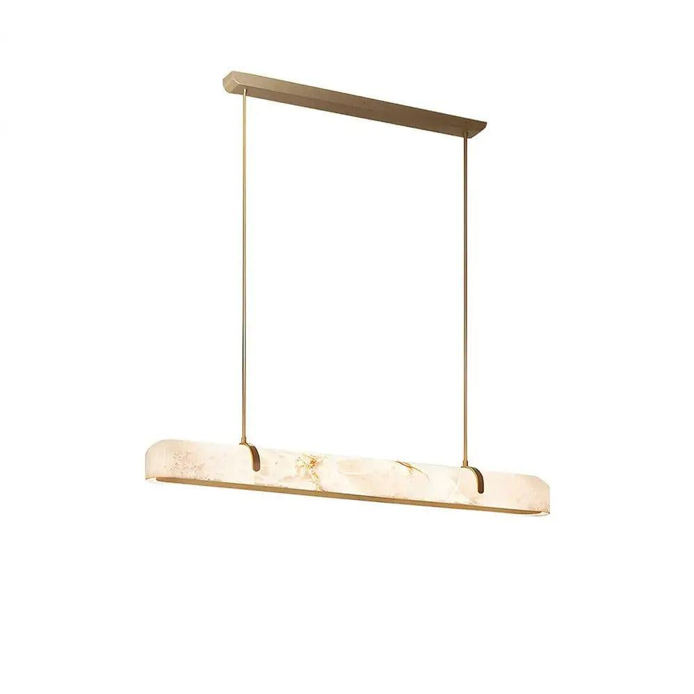 Modern Linear Alabaster Chandelier - King Lamps