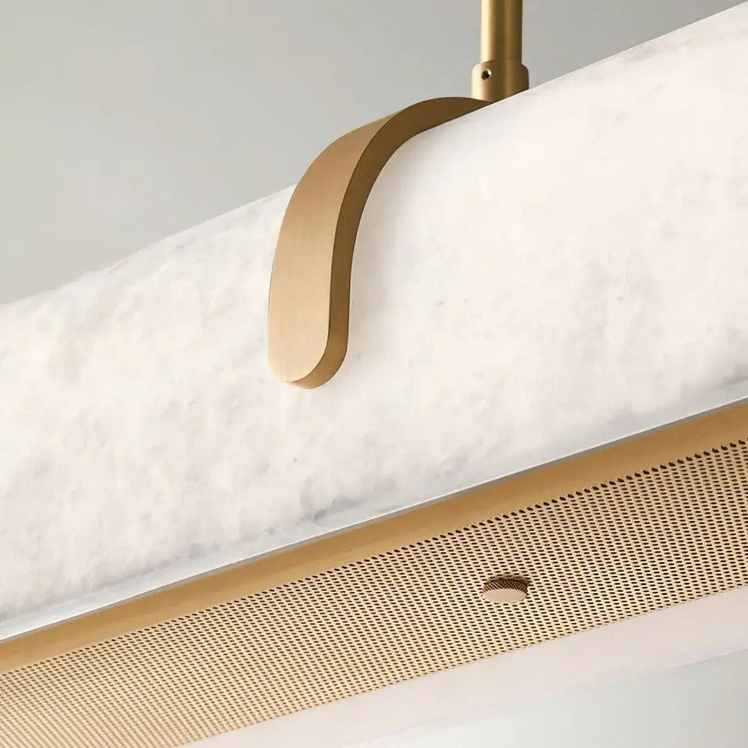 Modern Linear Alabaster Chandelier - King Lamps