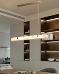 Modern Linear Alabaster Chandelier - King Lamps