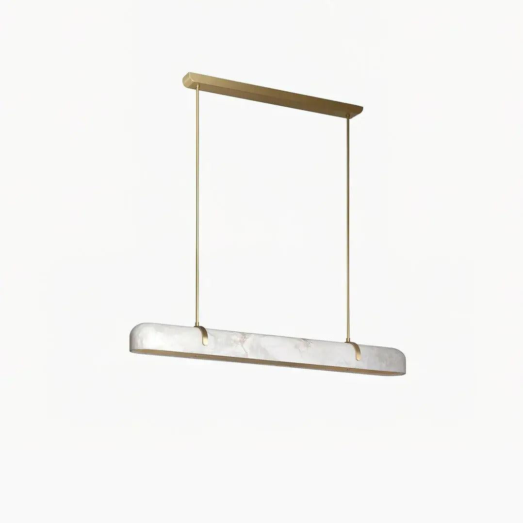 Modern Linear Alabaster Chandelier - King Lamps