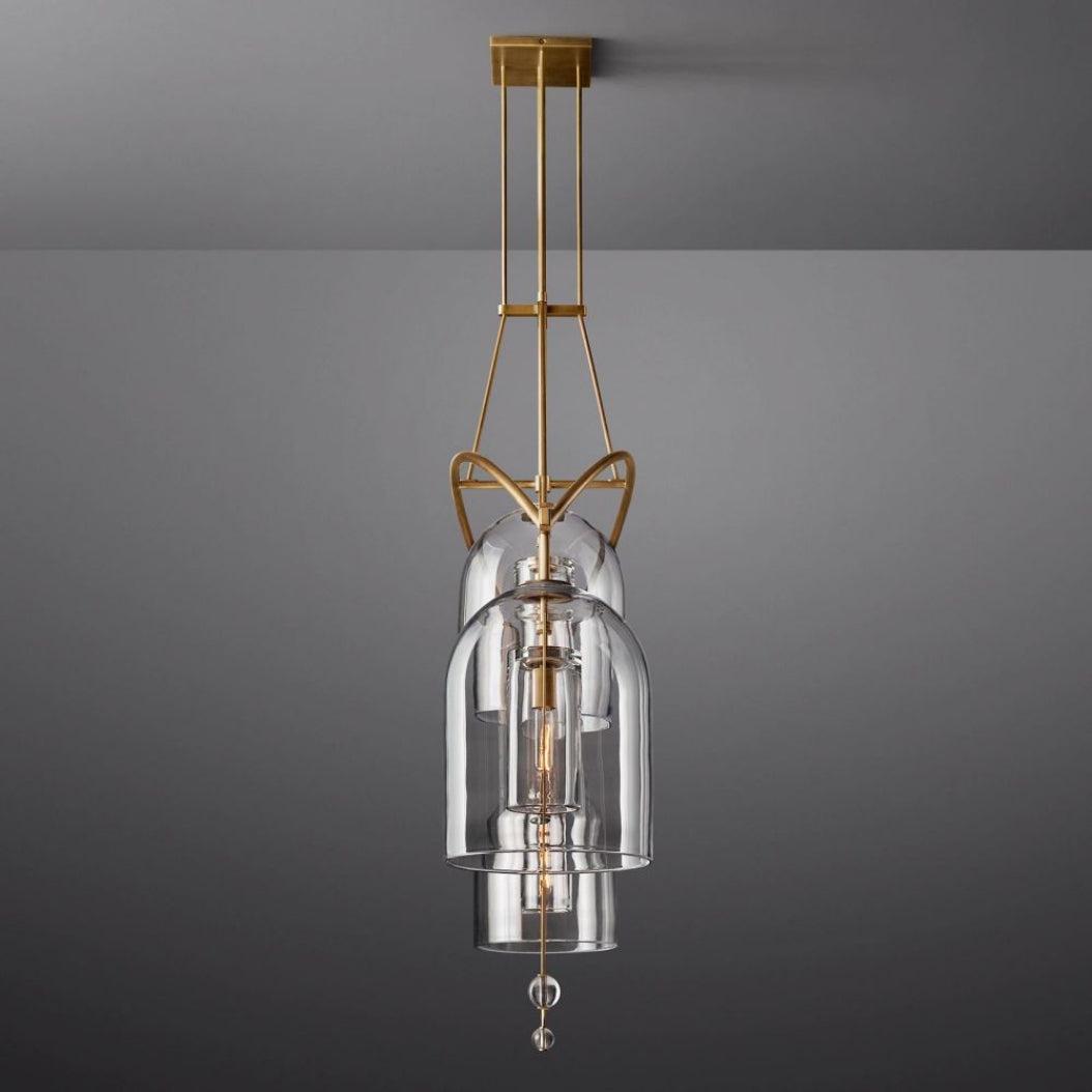 Fulcrum Linear Chandelier 85" 3-Lights - King Lamps