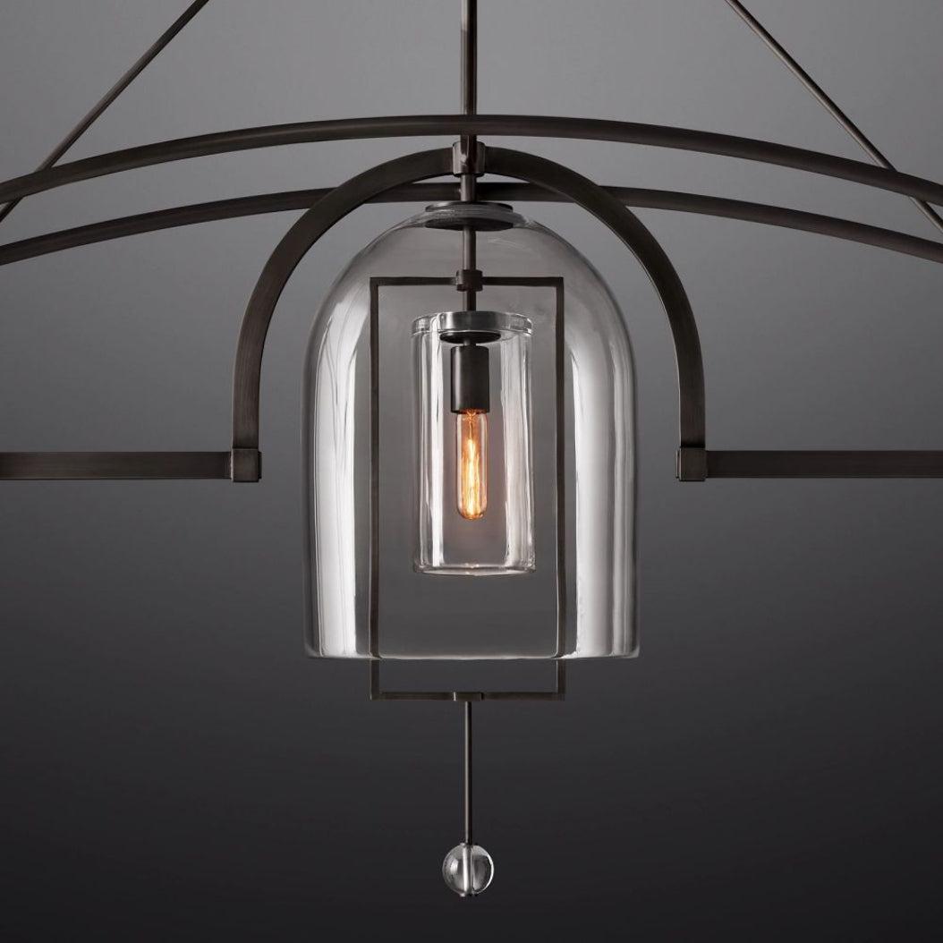 Fulcrum Linear Chandelier 85" 3-Lights - King Lamps