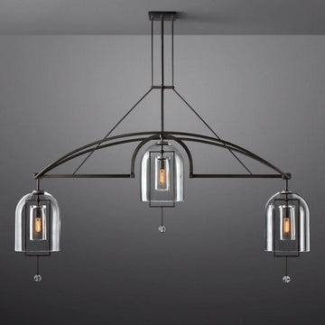 Fulcrum Linear Chandelier 85" 3-Lights - King Lamps